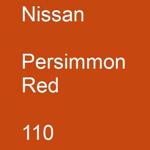 Nissan, Persimmon Red, 110.